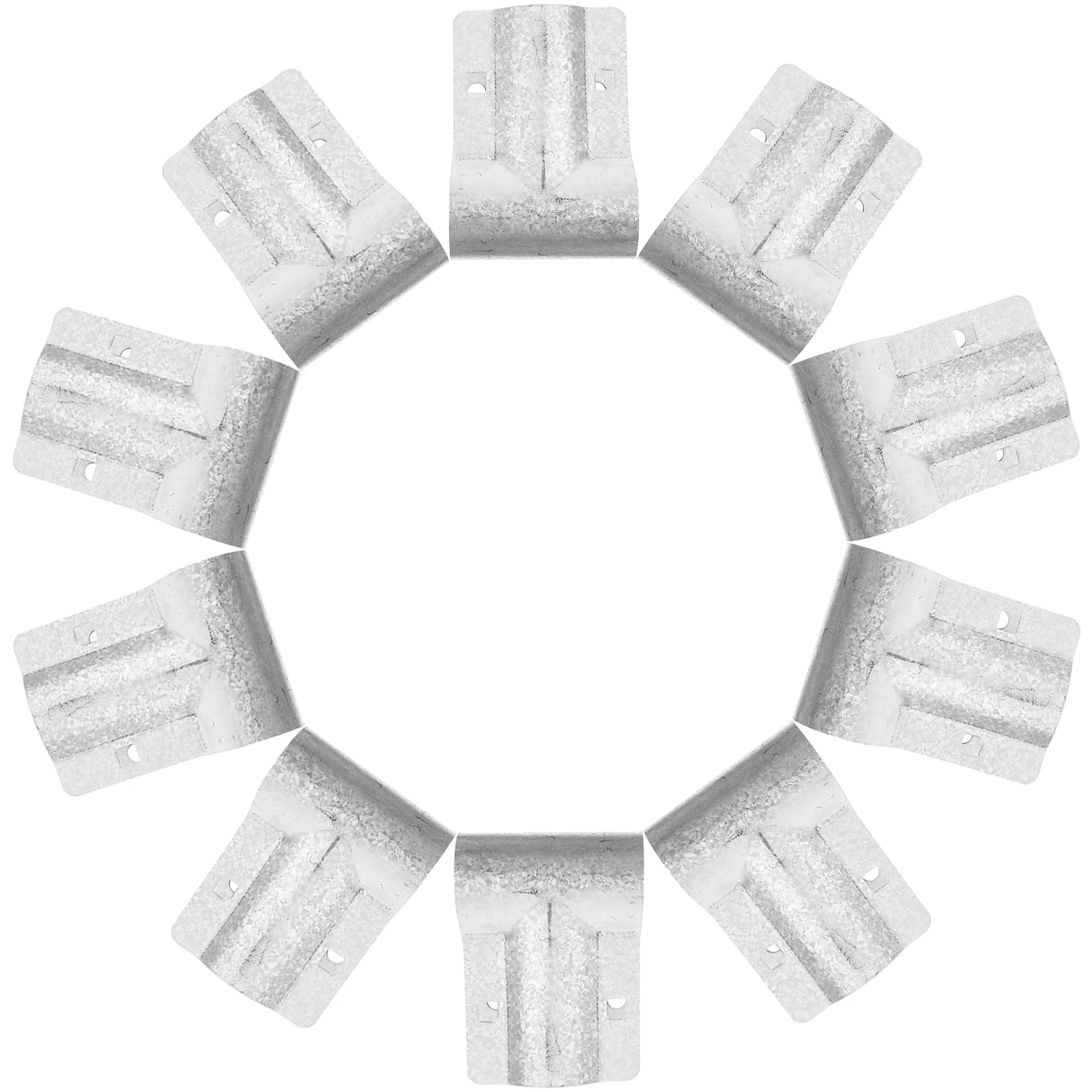 

10 Pcs T-connector Jam Rail Clamps Clip Greenhouse Accessory Joint End Rails Grid Pipe Connecting Indoor