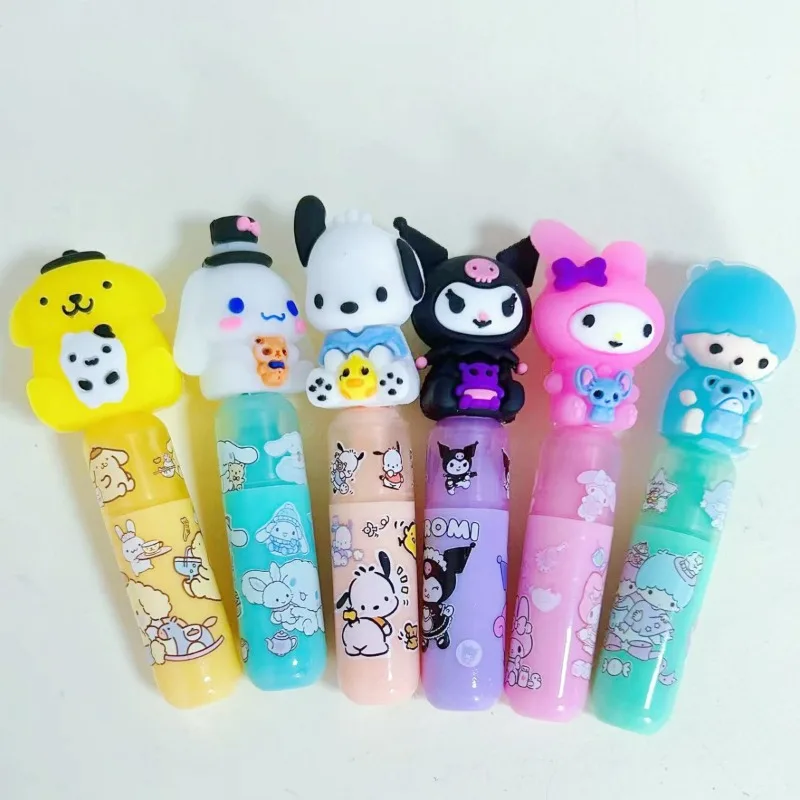 Sanrio meine Melodie Kuromi Pochacco Cinna moroll neue Karikatur niedliche kreative Mode Persönlichkeit Puppe Form Student Mark Text marker