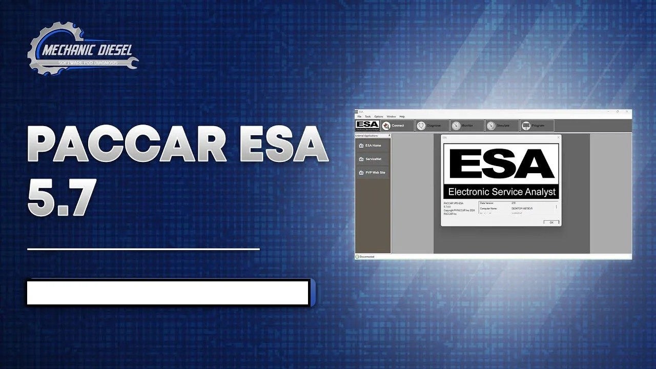 SpecDiag ESA Electronic Service Analyst 5.7+keygen DÉBLOQUÉ pour Paccar