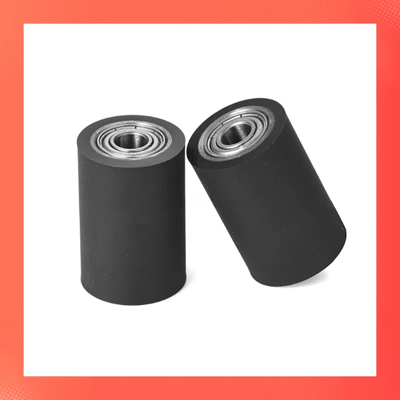 

OD 10-50mm Double Bearing Non-Powered PU Roller Polyurethane Coated Idler Wheel Wear-Resistant Conveyor Roller with LoadCapacity