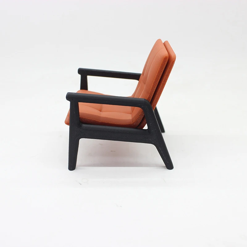 1/12 domek dla lalek imitacja Sofa krzesło stolik do herbaty Model lalki dom salon dekoracja mebli lalki akcesoria do sceny domowej