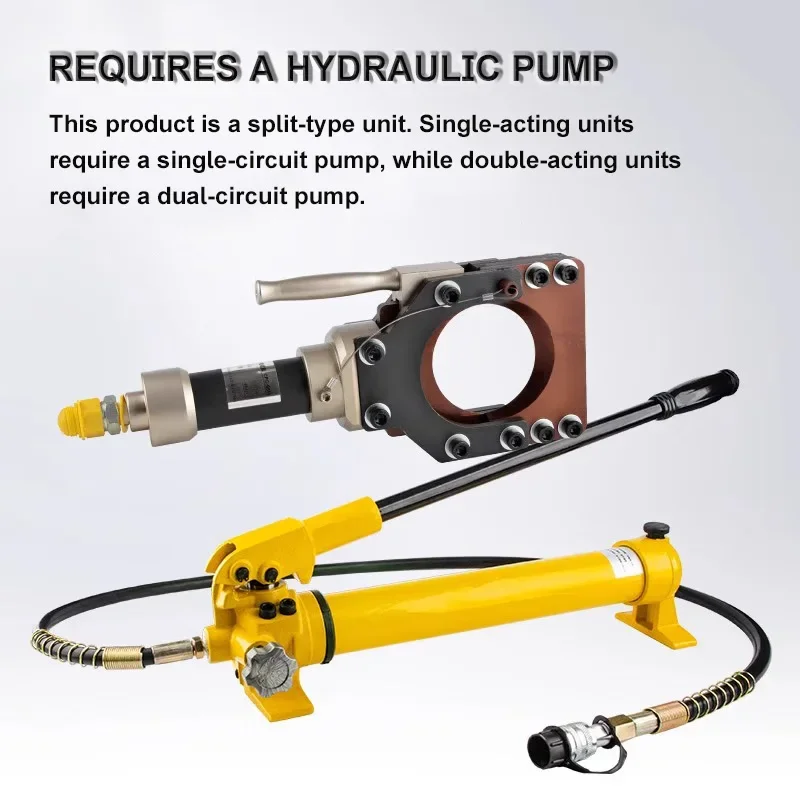 油圧ツールマニュアル油圧ケーブルカッター鉄筋カッター 20-100 ミリメートル銅アルミ装甲ケーブル多目的切断