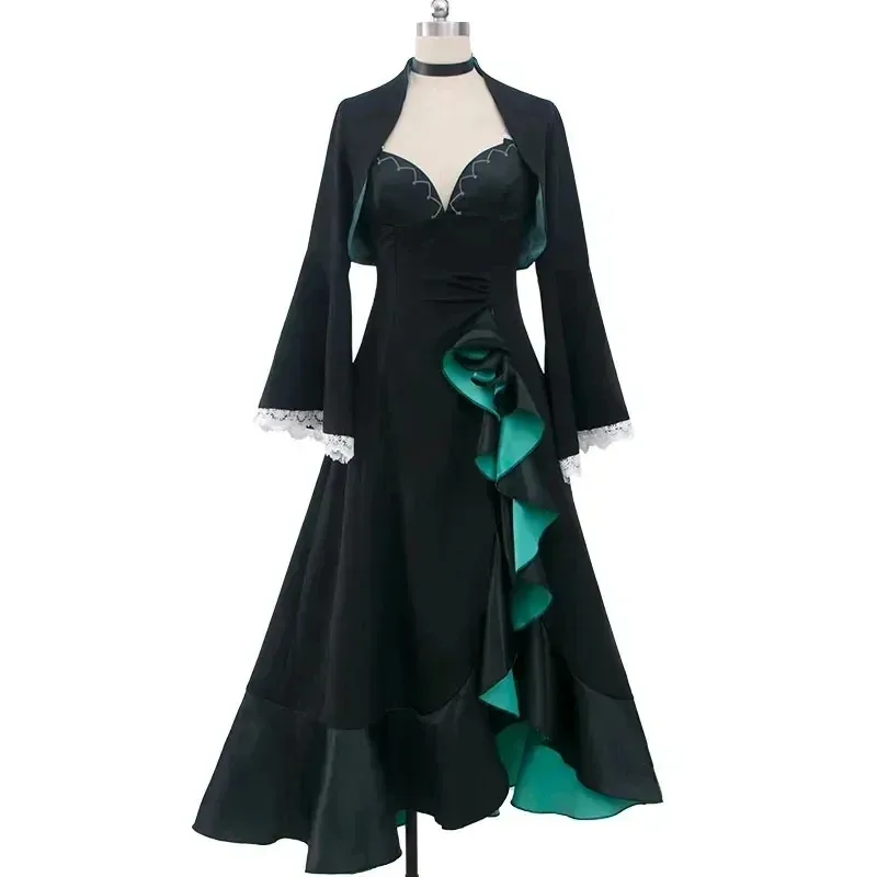 

CyBlue Archive Sunaōkami Shiroko Game Косплей Женское длинное платье для девочек Полная юбка Парик Головные уборы для волос Аксессуары для Хэллоуина