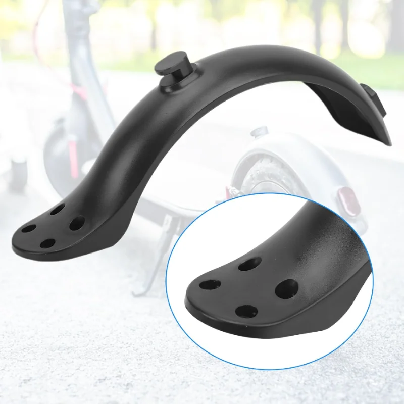 4 Hole Mudguard Electric Scooter Rear Fender Back Guard Baffle 4 Hole 8.5 Inch Electric Scooter Fender with Hook Accessories