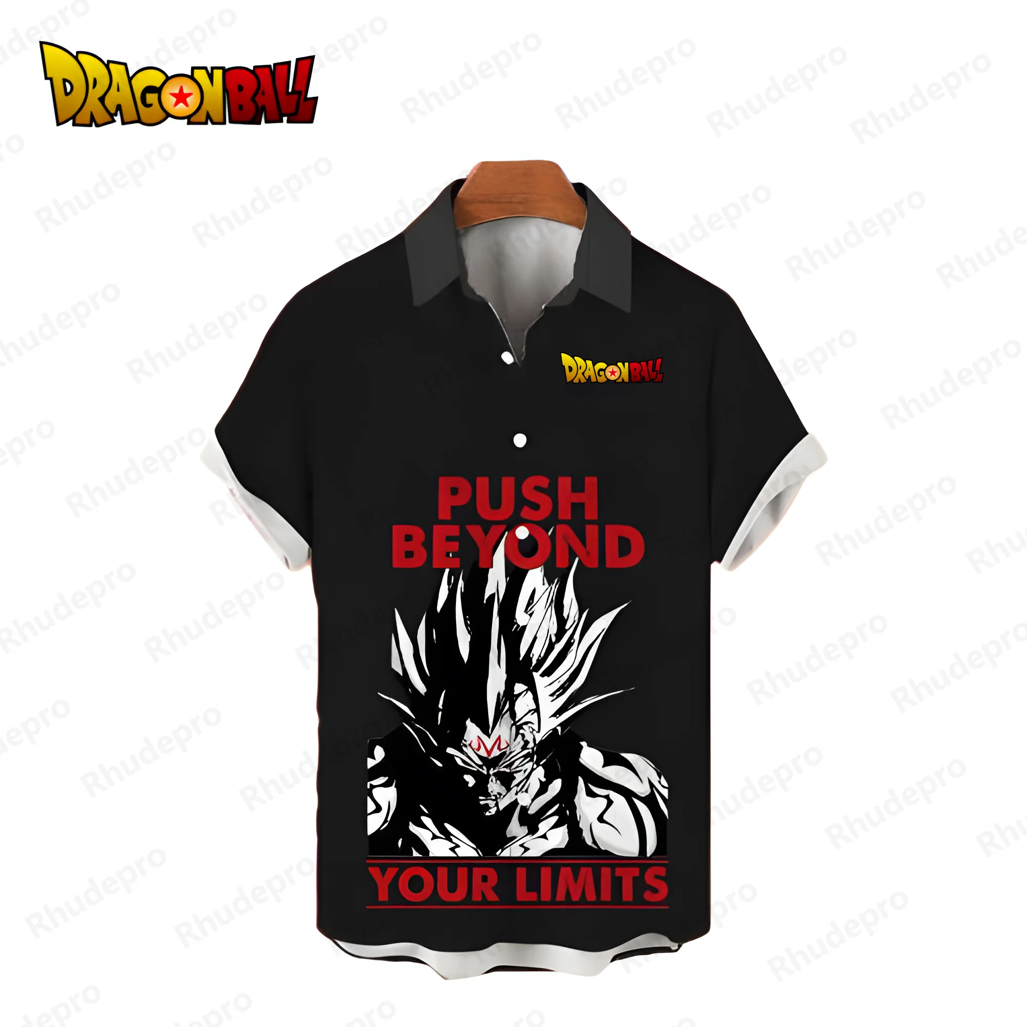 Vegeta Men's Shirts Dragon Ball Z Blouse Hawaiian Shirt Anime Aesthetic Clothing Fashion Harajuku 2024 Goku Beach Style Tops