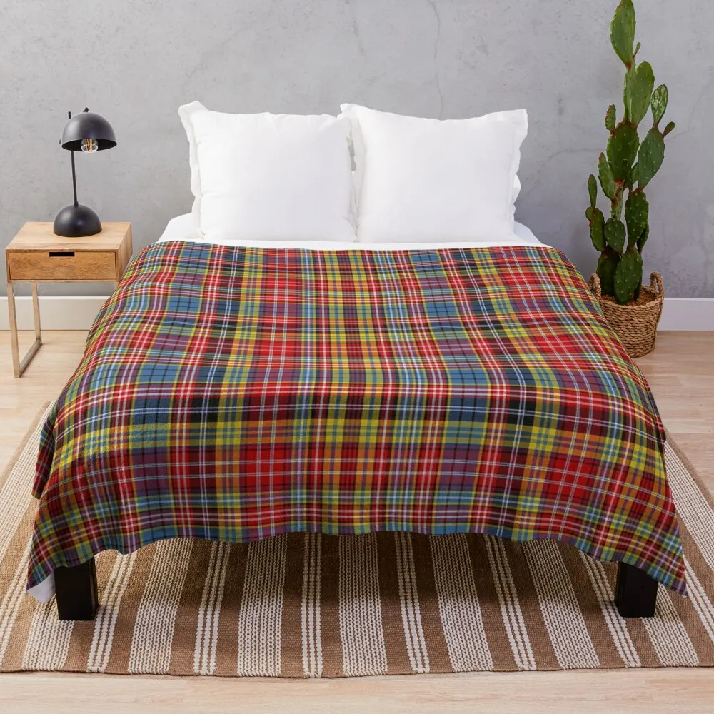 Ogilvie Of Airlie Ancient Tartan Throw Blanket christmas decoration Furrys Designers Decorative Sofa Blankets