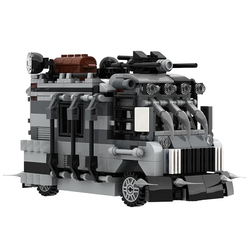 

Gobricks MOC Anti Zombie Van Building Blocks Set City Police Station Car Brick Toy For Children Educational Toys Gifts Juguetes