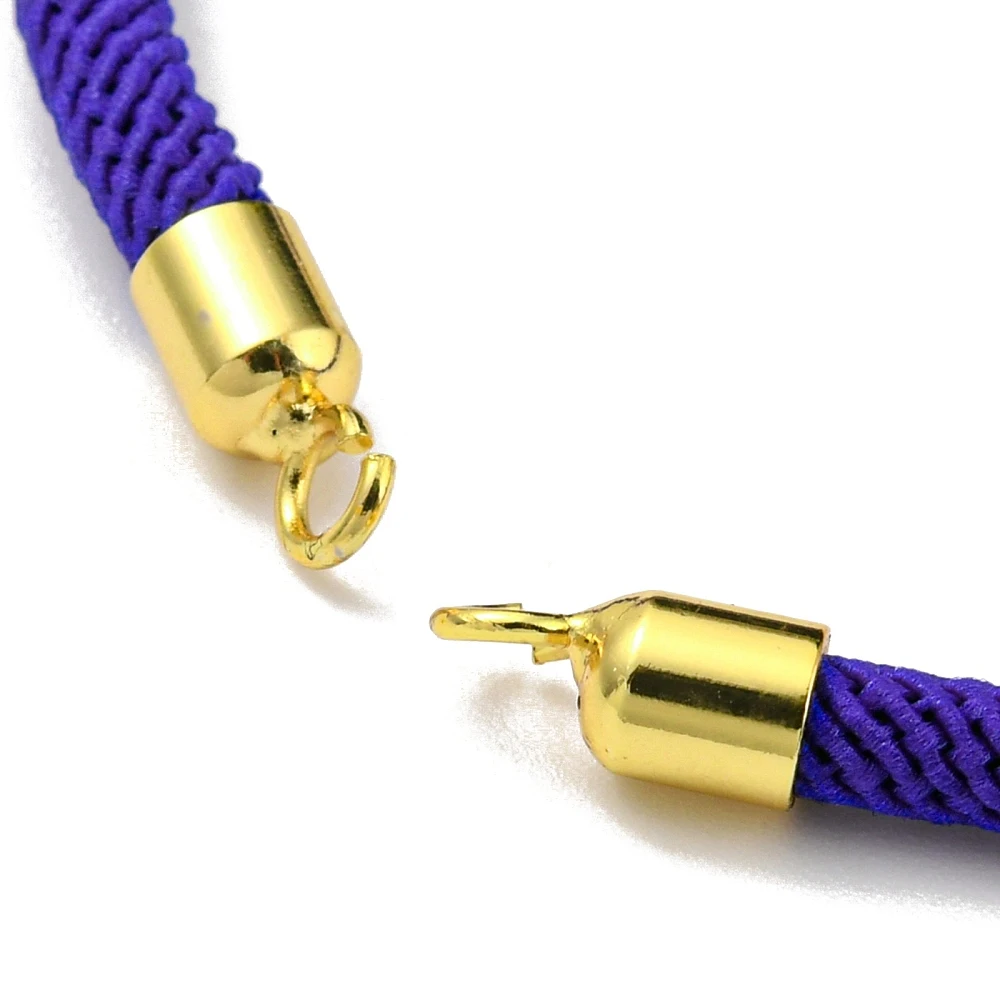 PandaHall 20-teiliges Nylon-Armband-Set, umweltfreundliche Messingbeschläge mit Karabinerverschlüssen für die Herstellung von DIY-Schmuckarmbändern – Detail 31
