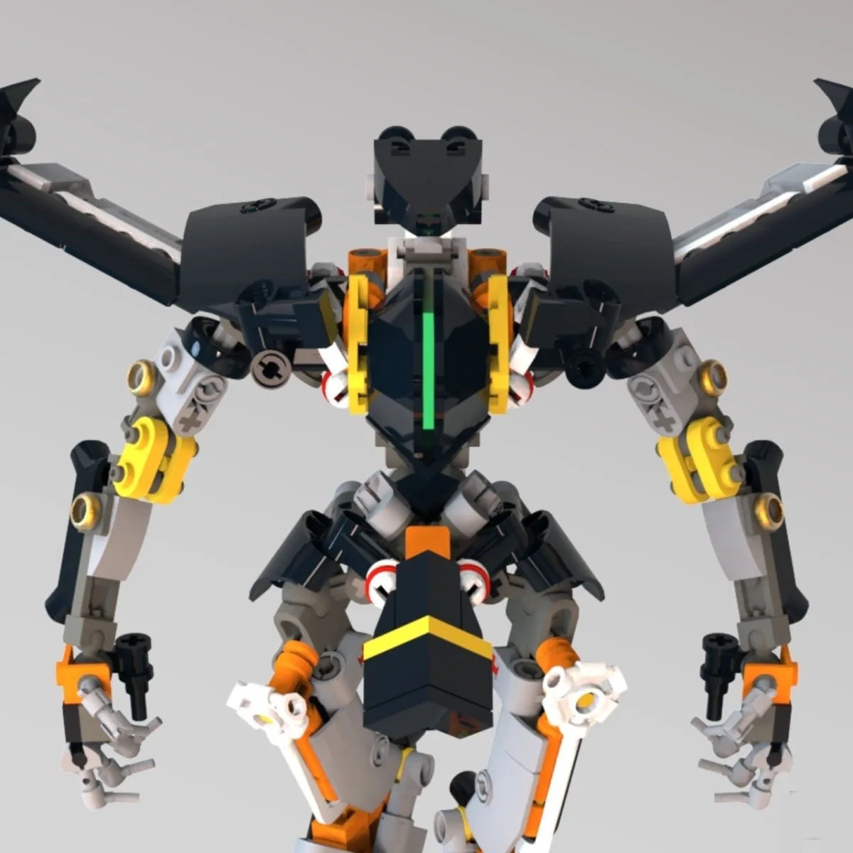 Action Figure Bausteine Modell MOC Block Kit Kinder Spielzeug Anime Figur Roboter Soilder Montieren Spielzeug Für Kinder