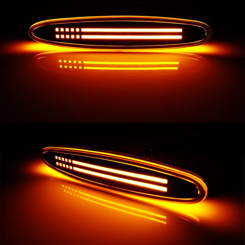 For Mazda 6 Mazdaspeed6 GG GY GG1 GY1 2003-2008 Car LED Front Side Marker Turn Signal Lights Parking Lights Fender Flare Lamps