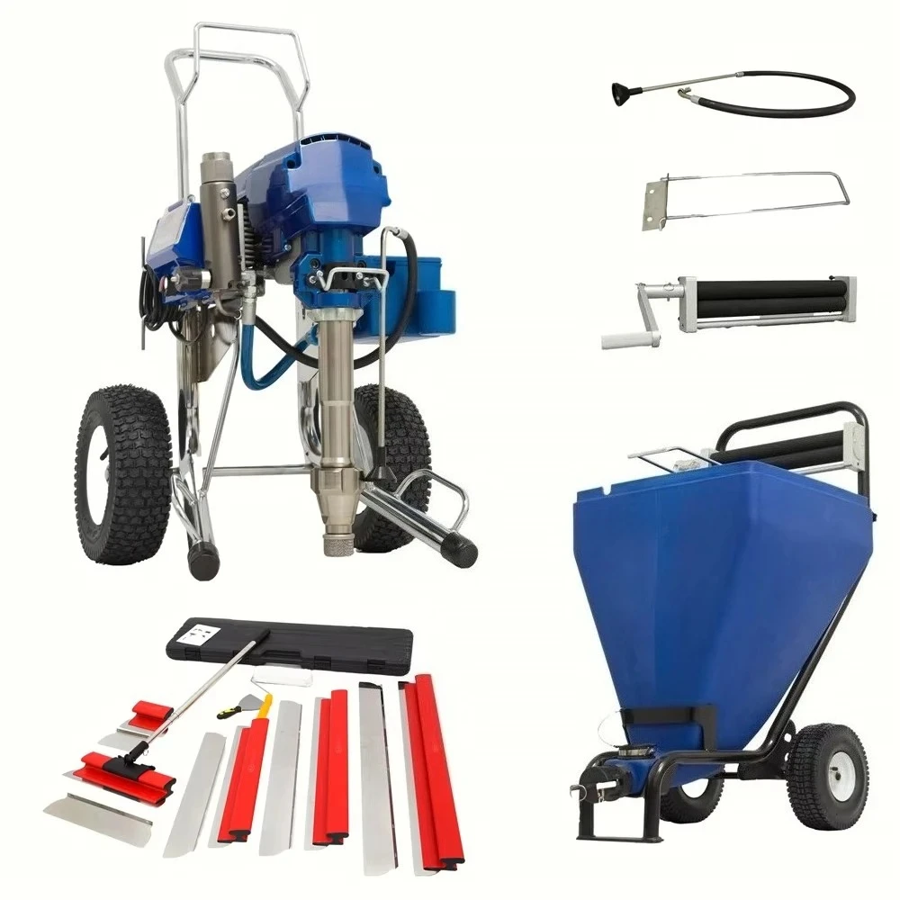 PT8990 High Flow 9.5LPM Wall and Roof Heavy Paint Airless Spraying Machine Texture Airless Paint Sprayer Primer Paint Sprayers