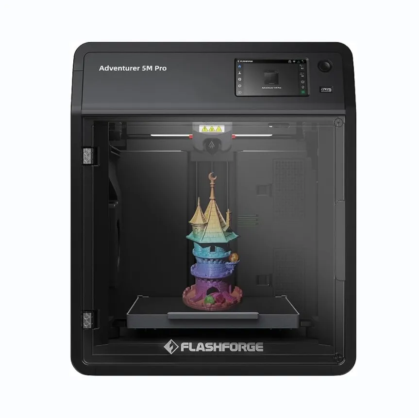 Flashforge Adventurer 5m Pro Auto Leveling Color 3D Home Printer