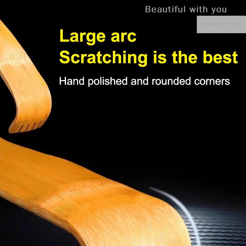 

Деревянная бамбуковая массажная палочка-чесалка для спины с длинной ручкой для мужчин, подходит для дома и офиса