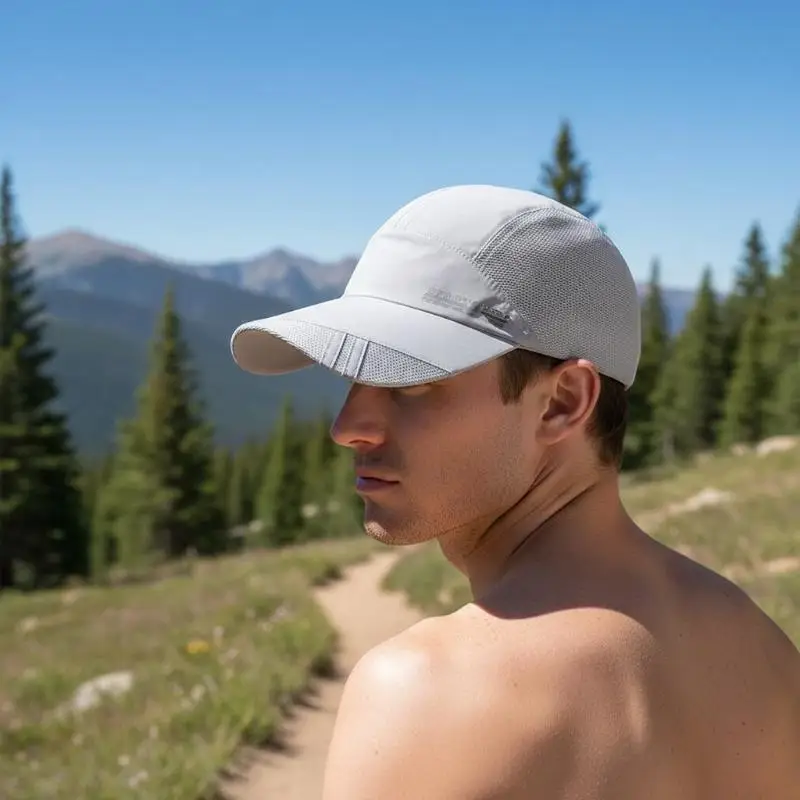 Breathable Summer Baseball Cap Quick-drying UV Protective for Travel and Hike