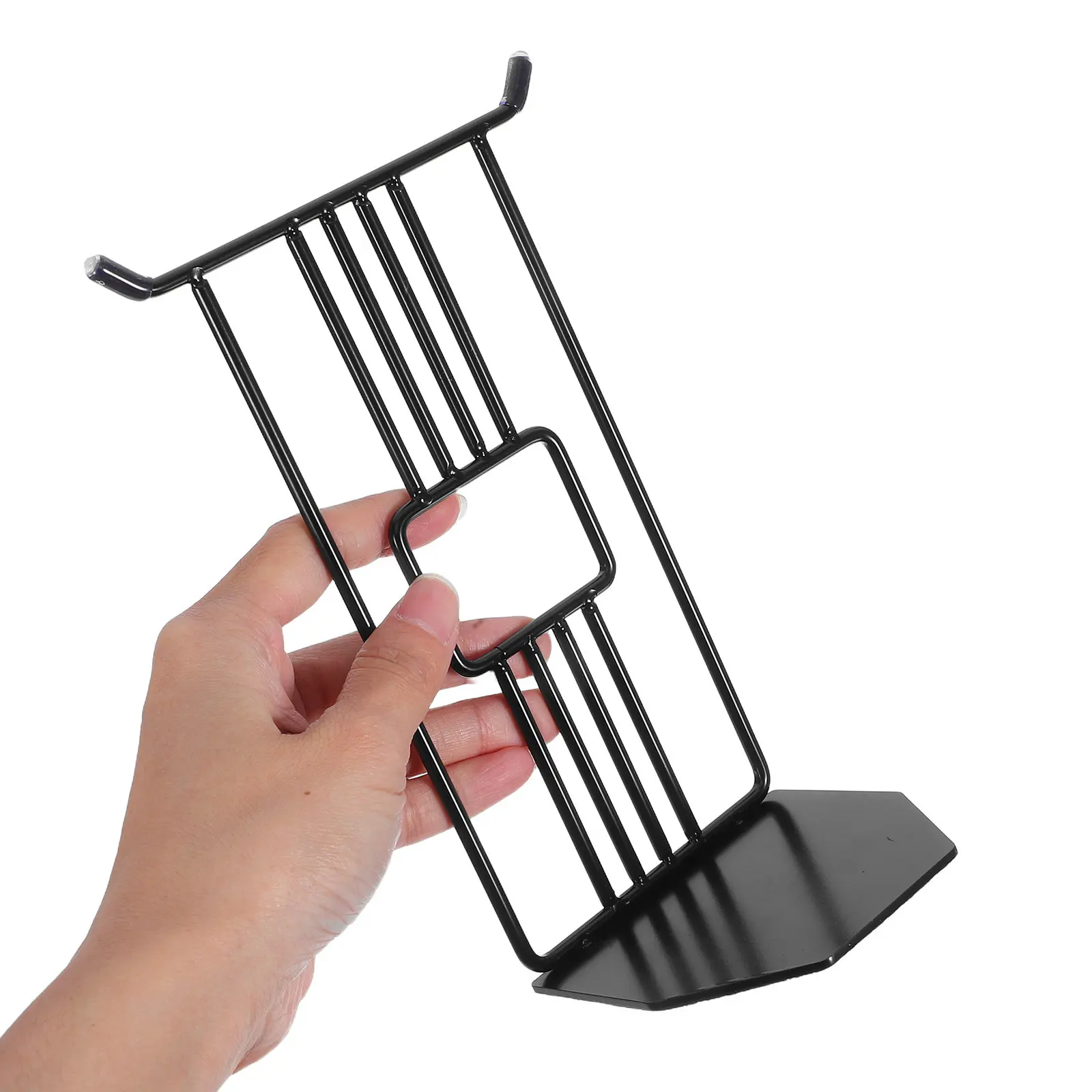 2Pcs Metal Bookends Heavy Duty Decorative Book Ends for Shelves Office Home Kitchen Cookbooks Books Organizer Sturdy Iron
