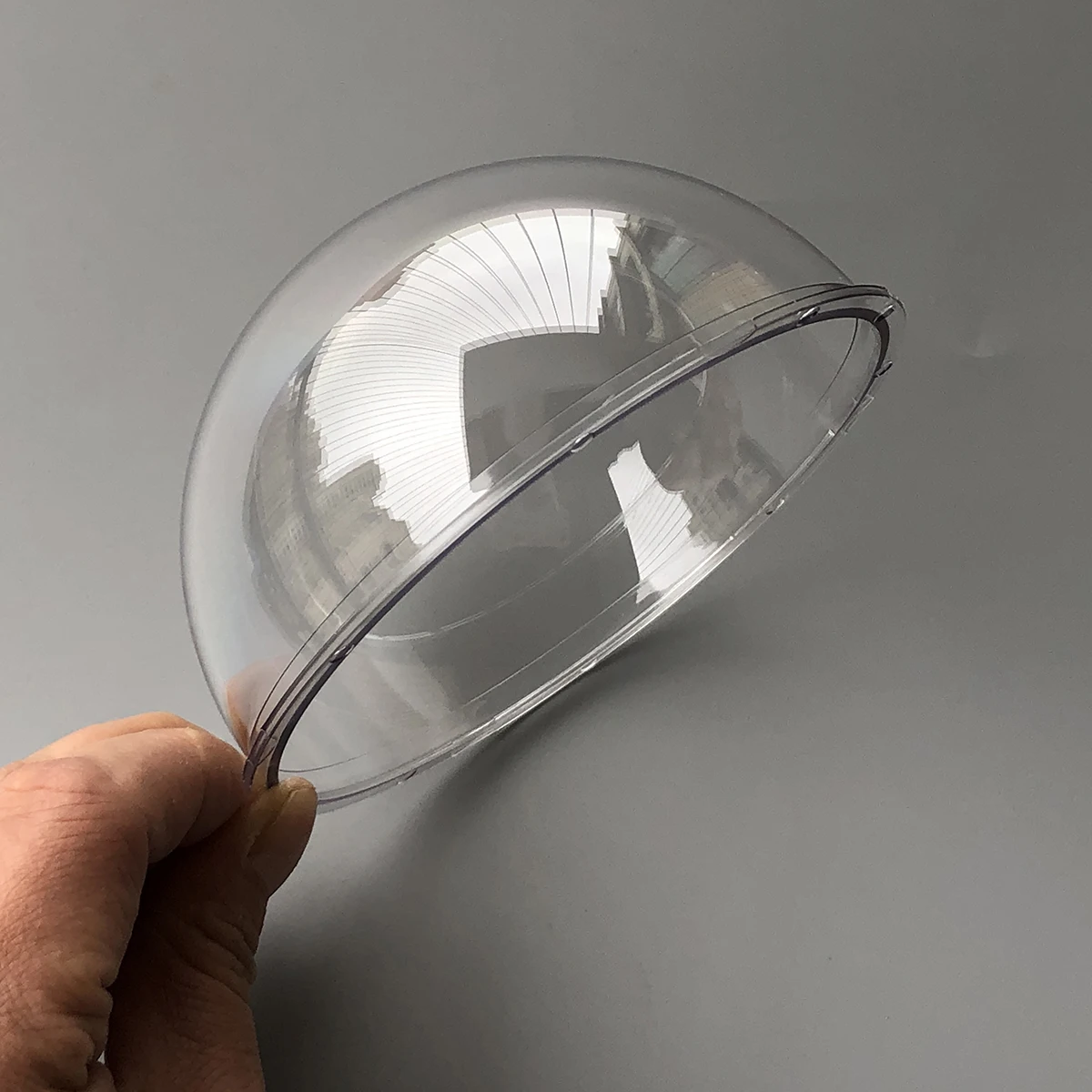 4.2 Inch 114x59.18mm Polycarbonate PC Clear Dome Cover Glass Lens Cap CCTV Replacement Surveillance Security Camera Dome Housing