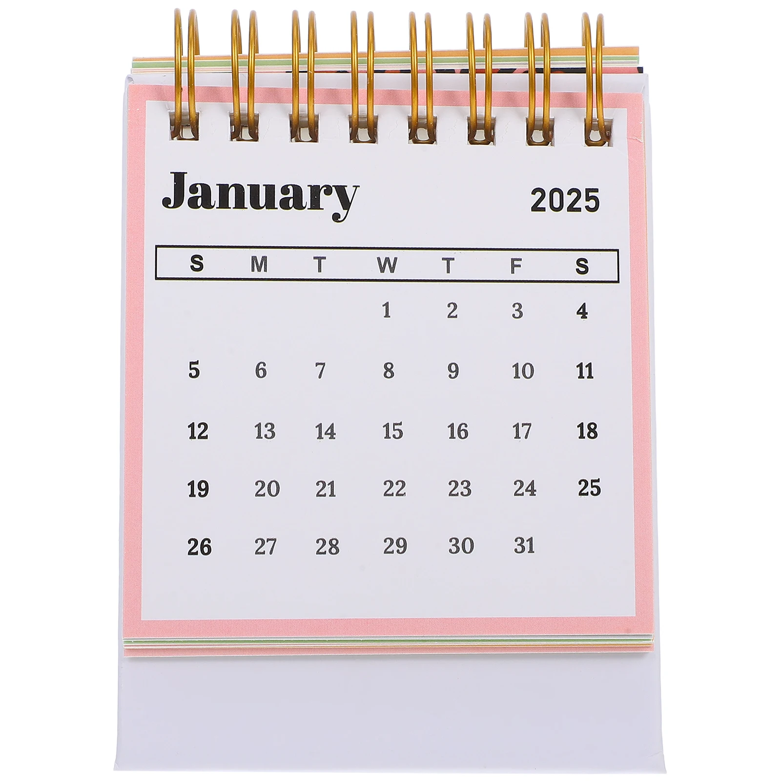 

Creative Desk Calendar Small Desktop Mini Accessories Paper Stand Office Tiny Standing 2025 Lunar Year Snake Planner Stylish