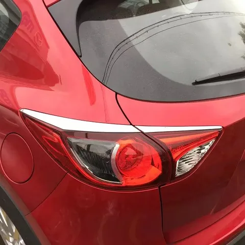 Для Mazda CX-5 CX5 2012-2016 хромированные накладки заднего фонаря, стильные полоски заднего фонаря, аксессуары