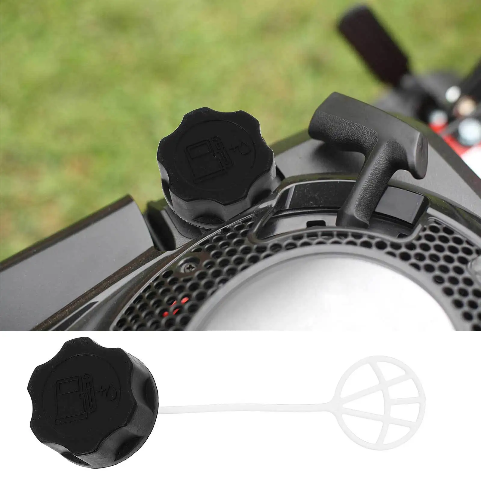 غطاء زيت خزان الفرشاة بديل غطاء حماية أسود لجزازة العشب بالمنشار العشب ملحقات أدوات متعددة #2