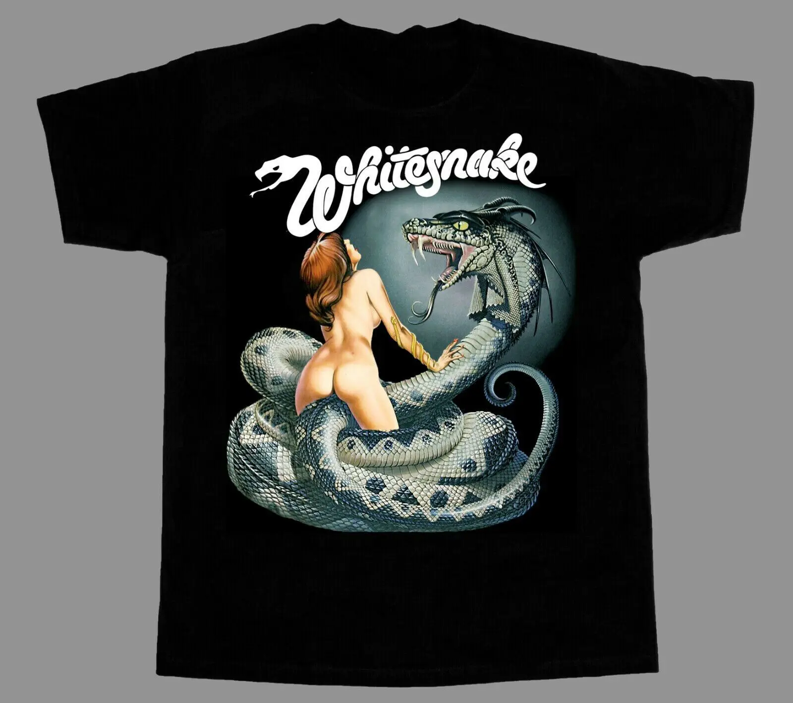 New Popular Whitesnake lovehunter All size Black Men All size Shirt TMB2224