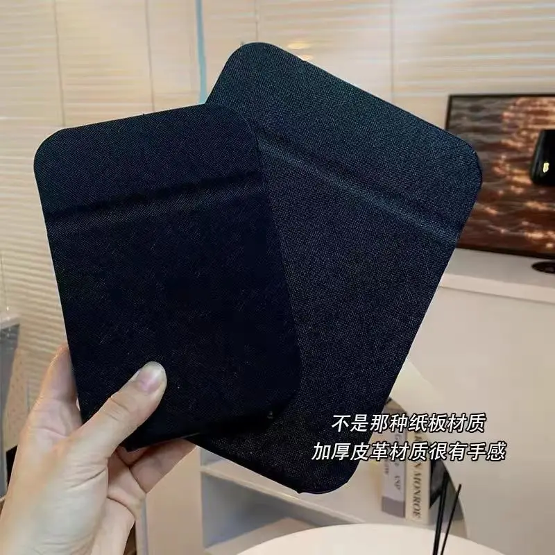 Leder-Klappspiegel, Schminkspiegel für den Schreibtisch, Verdickter HD-Spiegel, Modern und Schlicht, Dekorativer Tragbarer Schminkspiegel für Schlafzimmer und Zuhause – Detail 8