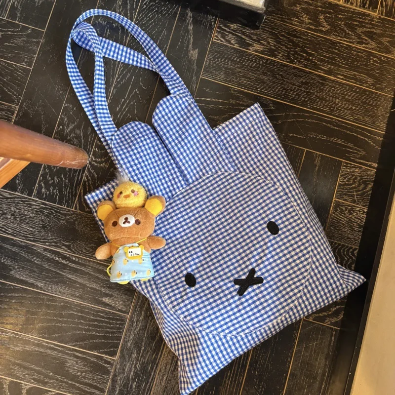 카와이 미피 만화 대용량 원 숄더 백 다용도 핸드백 스쿨백 패션 숄더 백 소녀를위한 선물 장난감