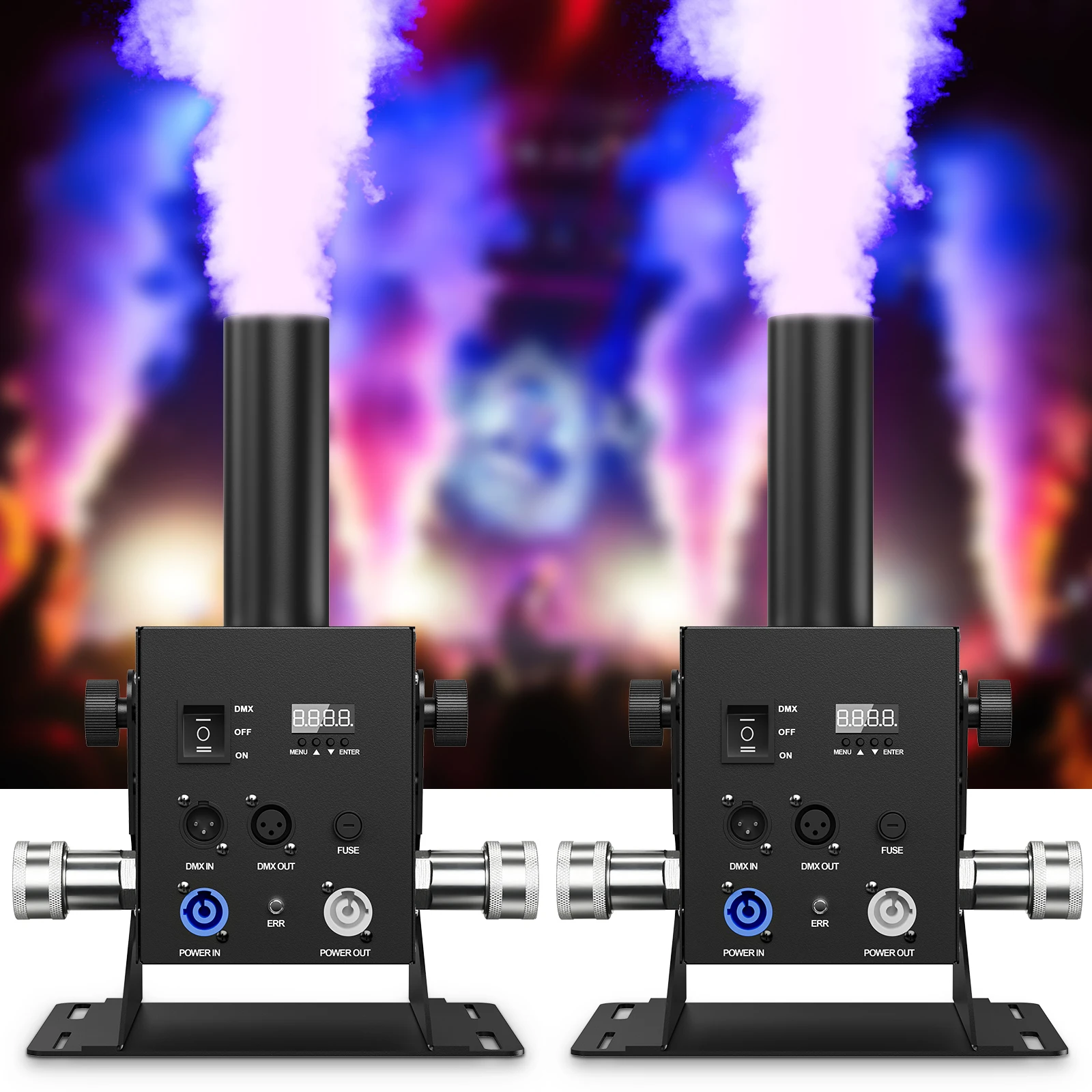 U'King Led Co2 Rook Fog Cryo Kanon Machine Kolom Rgb 3In1 Dmx Console Controle Jet Machine voor Dj Disco bruiloft Smog Machine