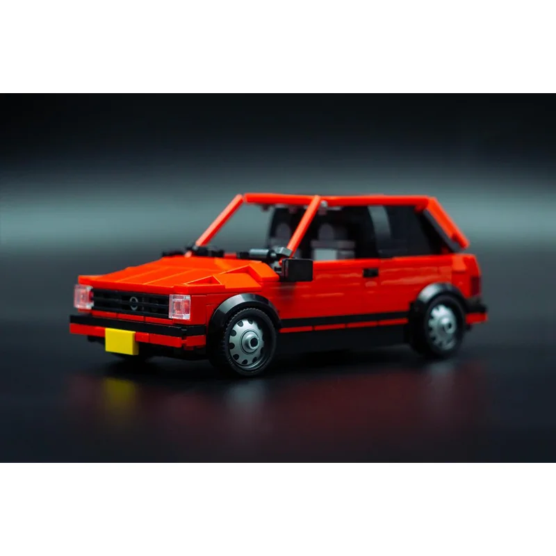 

Building Blocks MOC Car Model City Speed Champion Toy for Boys 390 Parts Red Vehicle