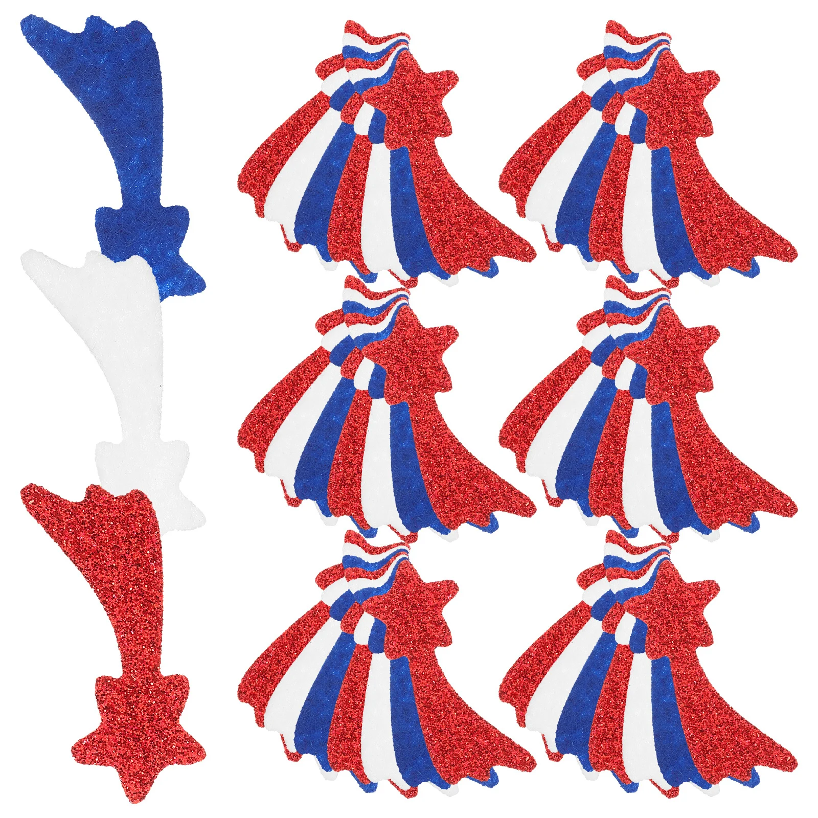 

1Set Party Decoration Star Confetti Non-Woven Fabric Independence Day Table Scatter Glitter Confetti for Festival Celebration