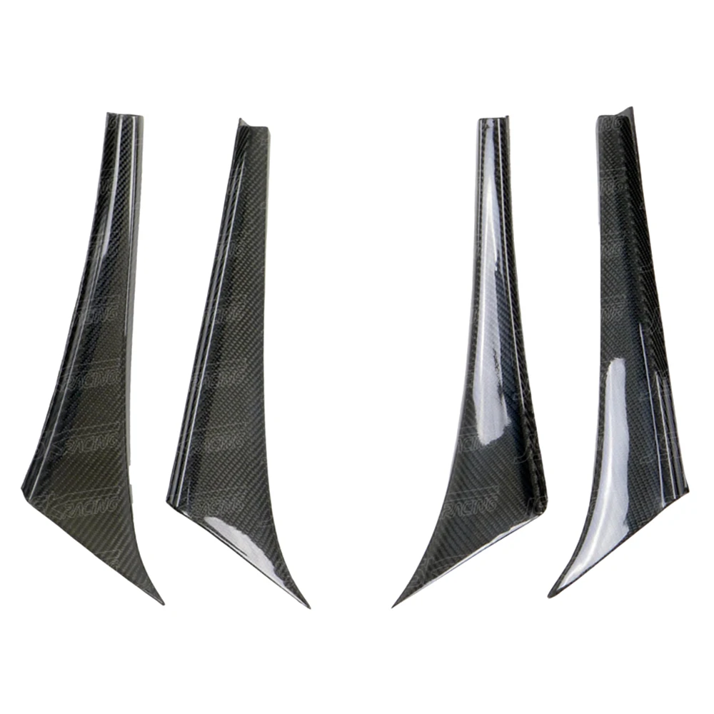 Carbon Fiber Front Bumper Canards For Mazda Rx7