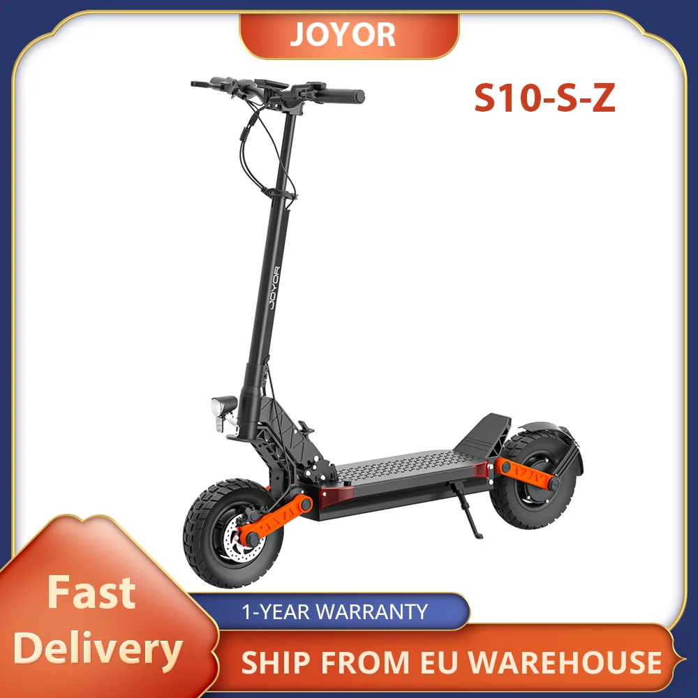 JOYOR S10-S-Z Electric Scooter 60V 18Ah Battery, Dual 1000W Motor ,10” Tire Adult Escooter,65km/h Max Speed 70-85km Range Black