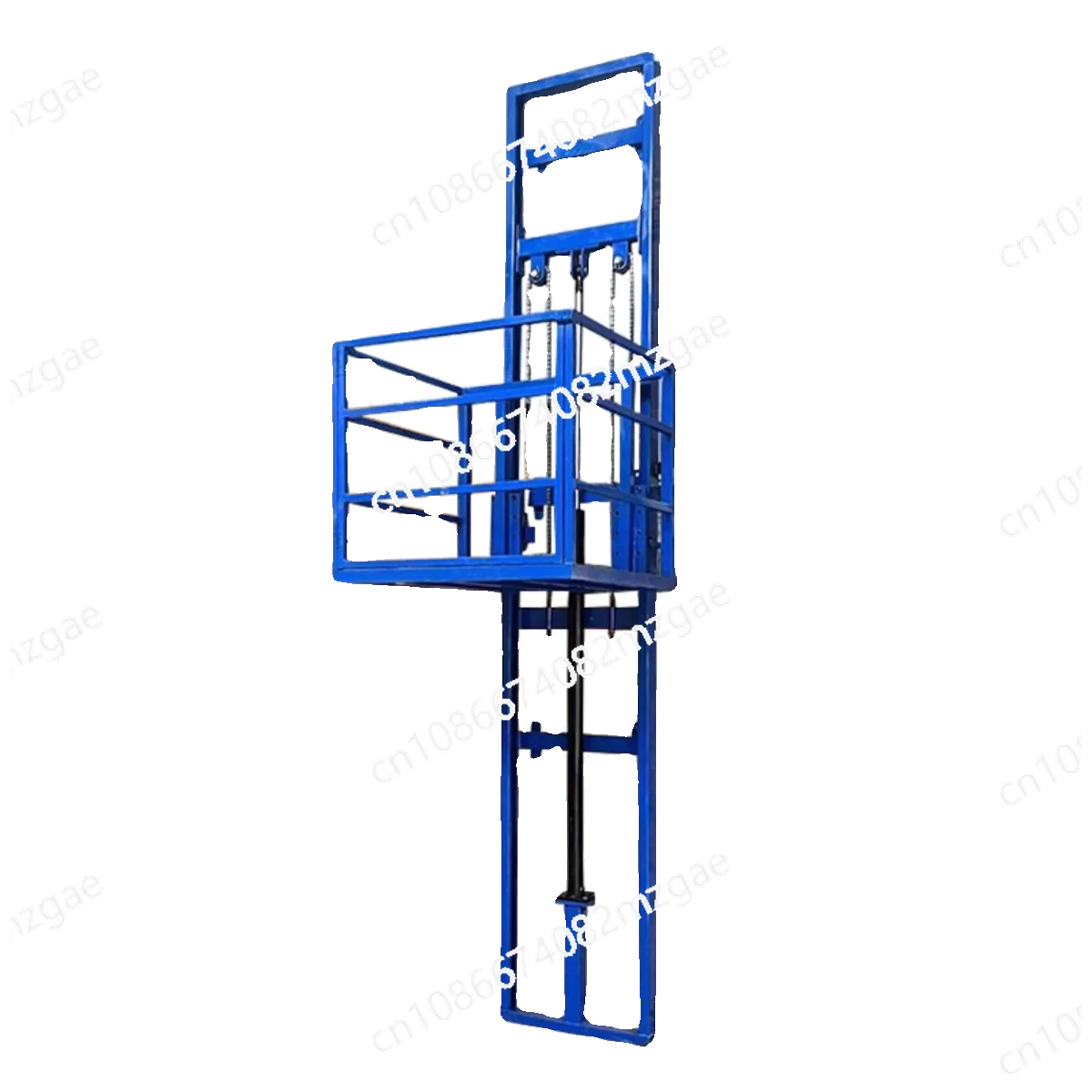 Home Elevator 3M Load 500KG Hydraulic Freight Elevator Simple Factory Small Warehouse Guide Rail Lifting Platform Electric Hoist