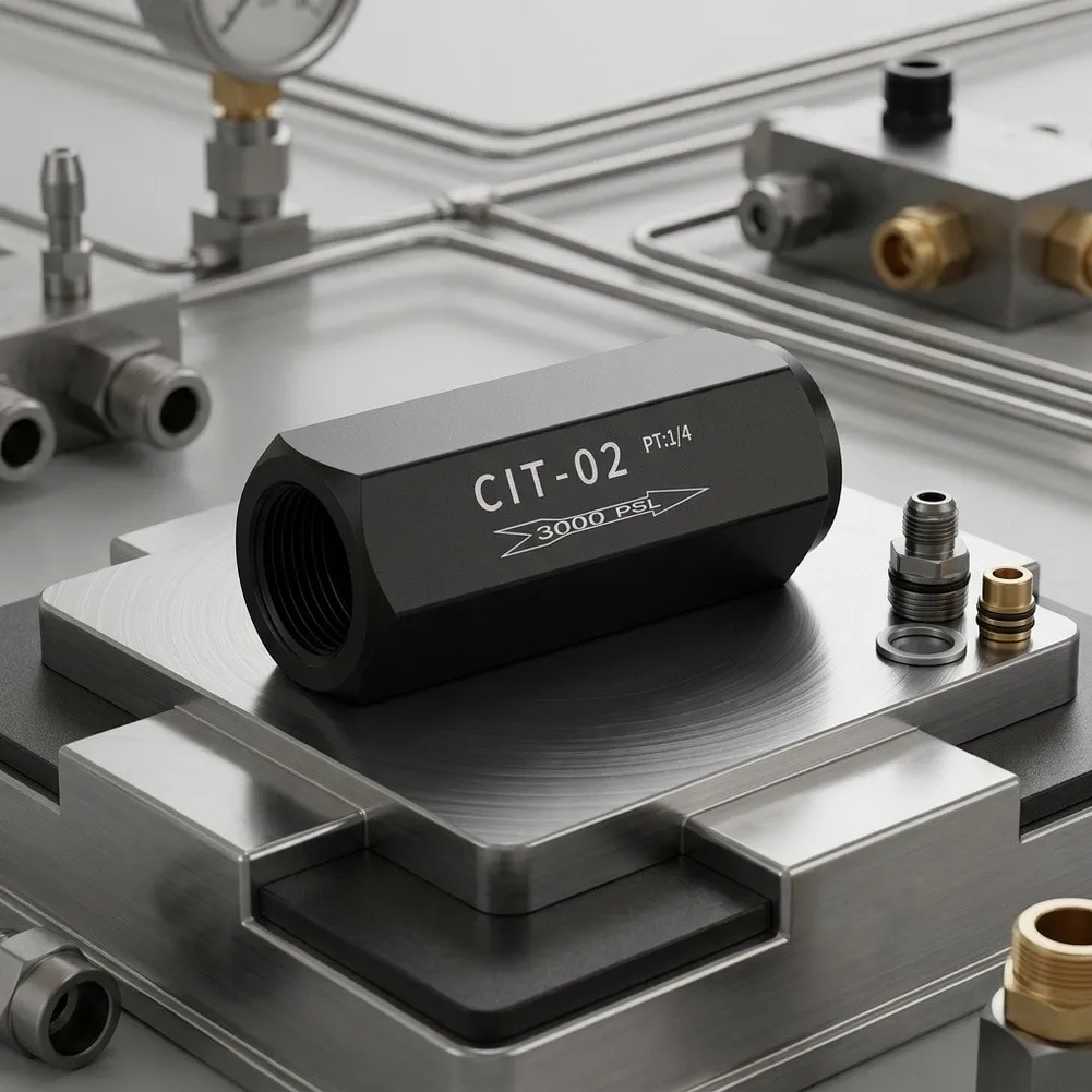 Hydraulic One Way Throttle Valve for Accurate Flow and Pressure Control in Water Oil Gas Systems with Carbon Steel Body