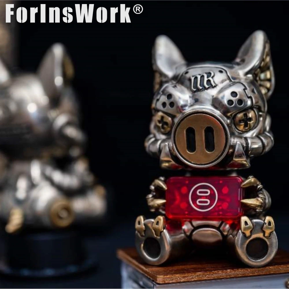 Présentoir géant de cochon de jouets périphériques YEDC et un ensemble de six présentoirs de champignons