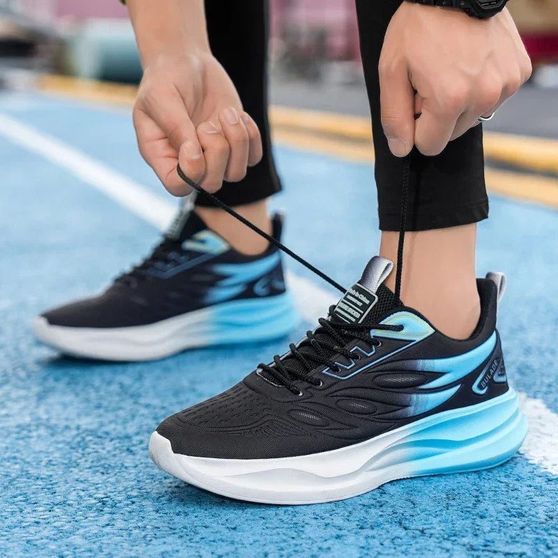 

2025 мужские повседневные кроссовки, дышащая спортивная обувь, легкие уличные кроссовки с сеткой, спортивная обувь для бега, тенниса, прогулочная обувь