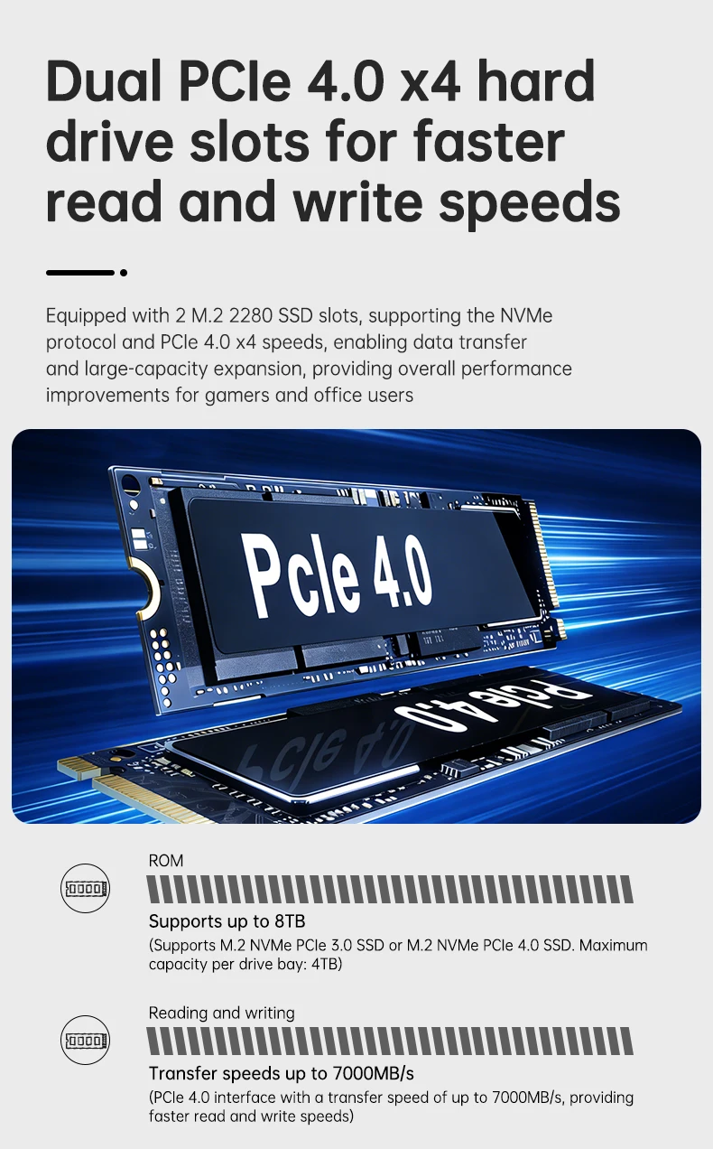 TOPC AMD Ryzen AI 9 HX465 ES Mini PC ,OCuLink, USB4, Dual 2.5G LAN, DDR5, PCIe 4.0, WiFi 6, NUC Gaming Mini Computer