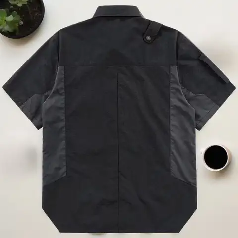 10 best sales asymmetriska herrskjortor - №6