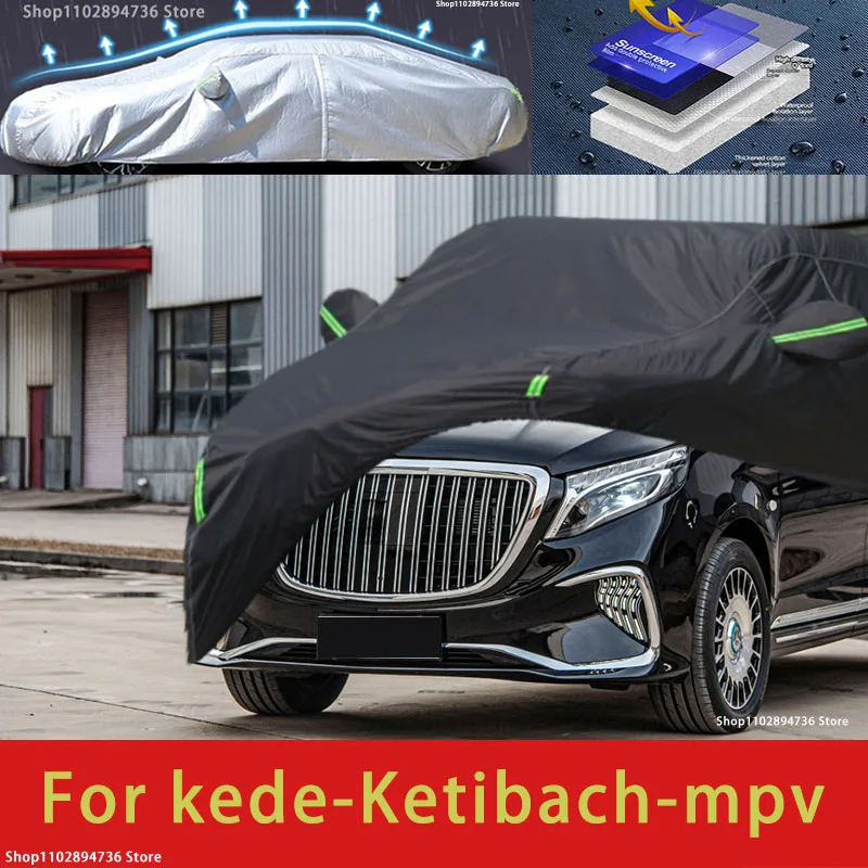 

For Kade Ketibach Fit Outdoor Protection Full Car Covers Snow Cover Sunshade Waterproof Dustproof Exterior black car cover