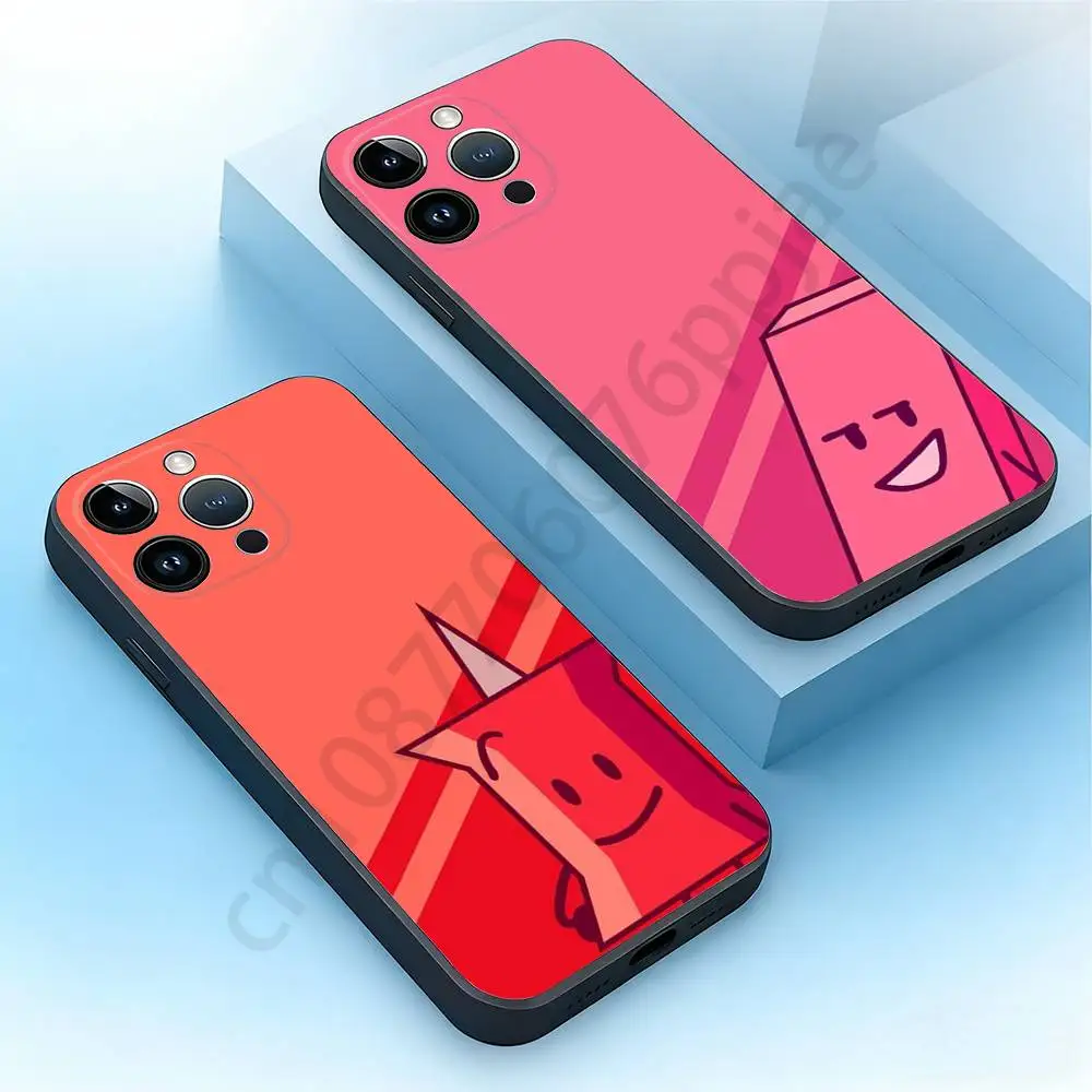 

Bfdi Battle For D-Dream Island Phone Case For iPhone 17,16,15,14,13,12,11,Plus,Pro Max,Mini,Soft Silicone Black Cover