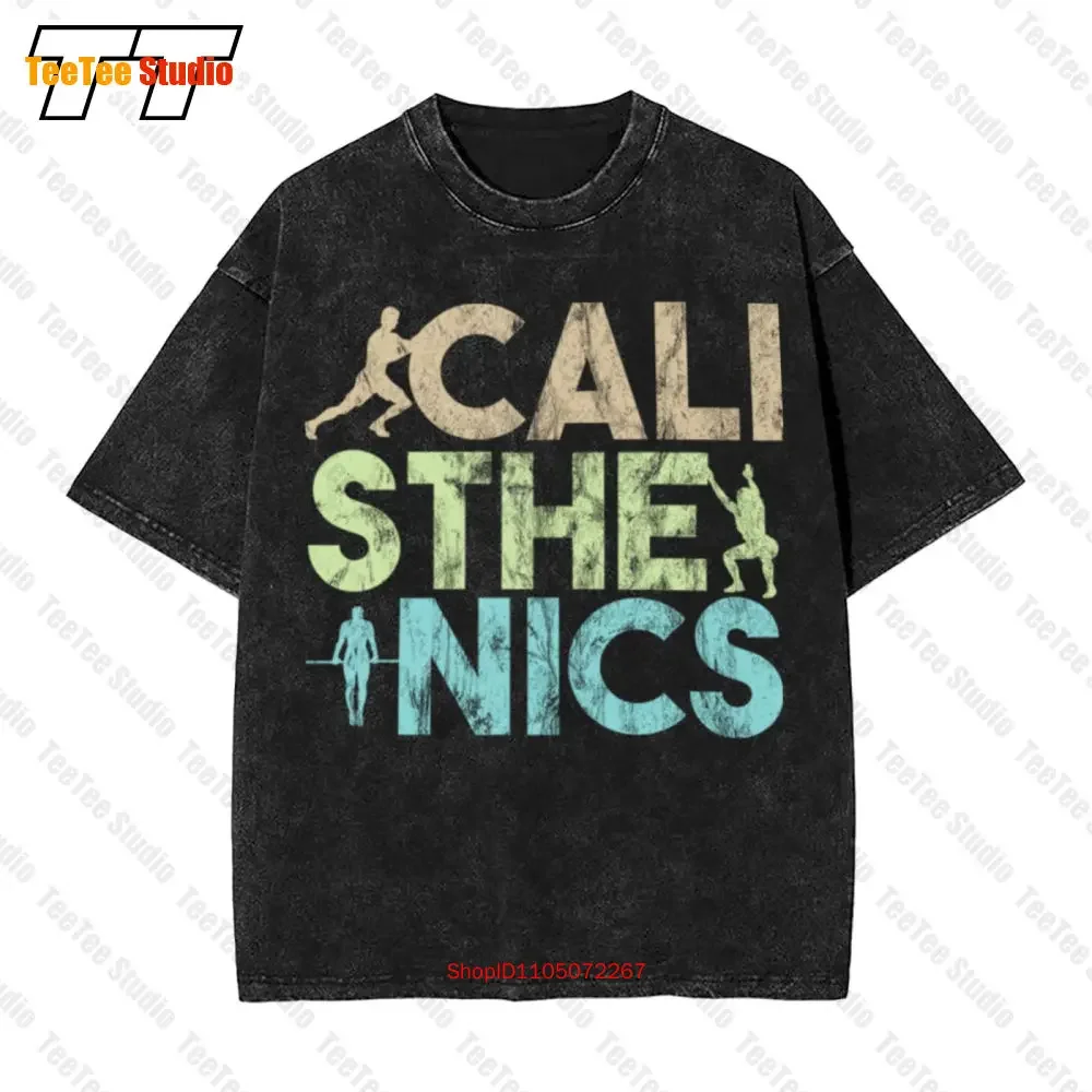 Calisthenics Workout Exercise Pushing Grasping Running  Oversized T-Shirt WPCQ