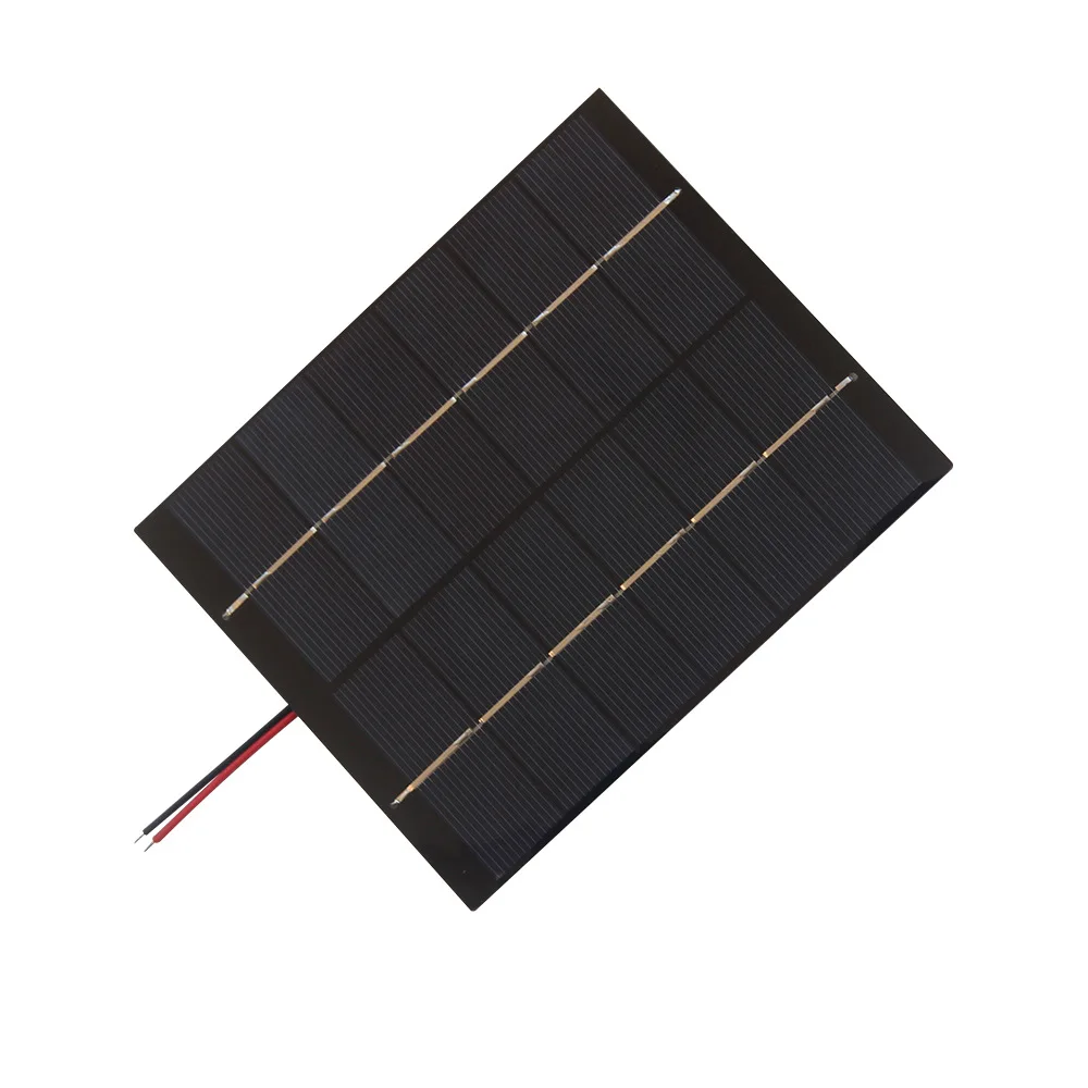 2Pcs 2W Solar Panel 6V 12V 18V Small Solar Cell with Leads for DIY Solar Projects Science Kits Charger Circuit Toys 110*136MM