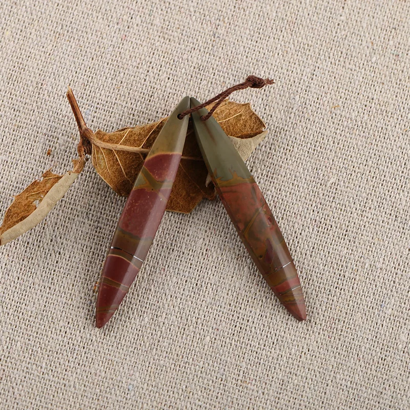 B&F Multi-Color Picasso Jasper Earring Beads for Jewelry Making, Handmade Natural stones beads, Stones for  Supplies