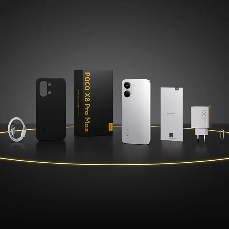 Global Version Smartphone POCO X8 Pro Max  Mobile Phones 8500mAh Dimensity 9500s 6.83'' 1.5K 120Hz Ultra-Bright AMOLED Display - 5