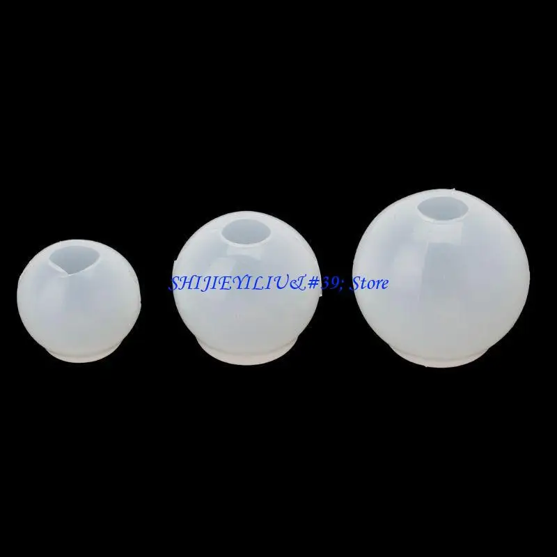E21F Diy Silicone Crystal Drop Ring Cosmic Ball Mold Grinding Creative