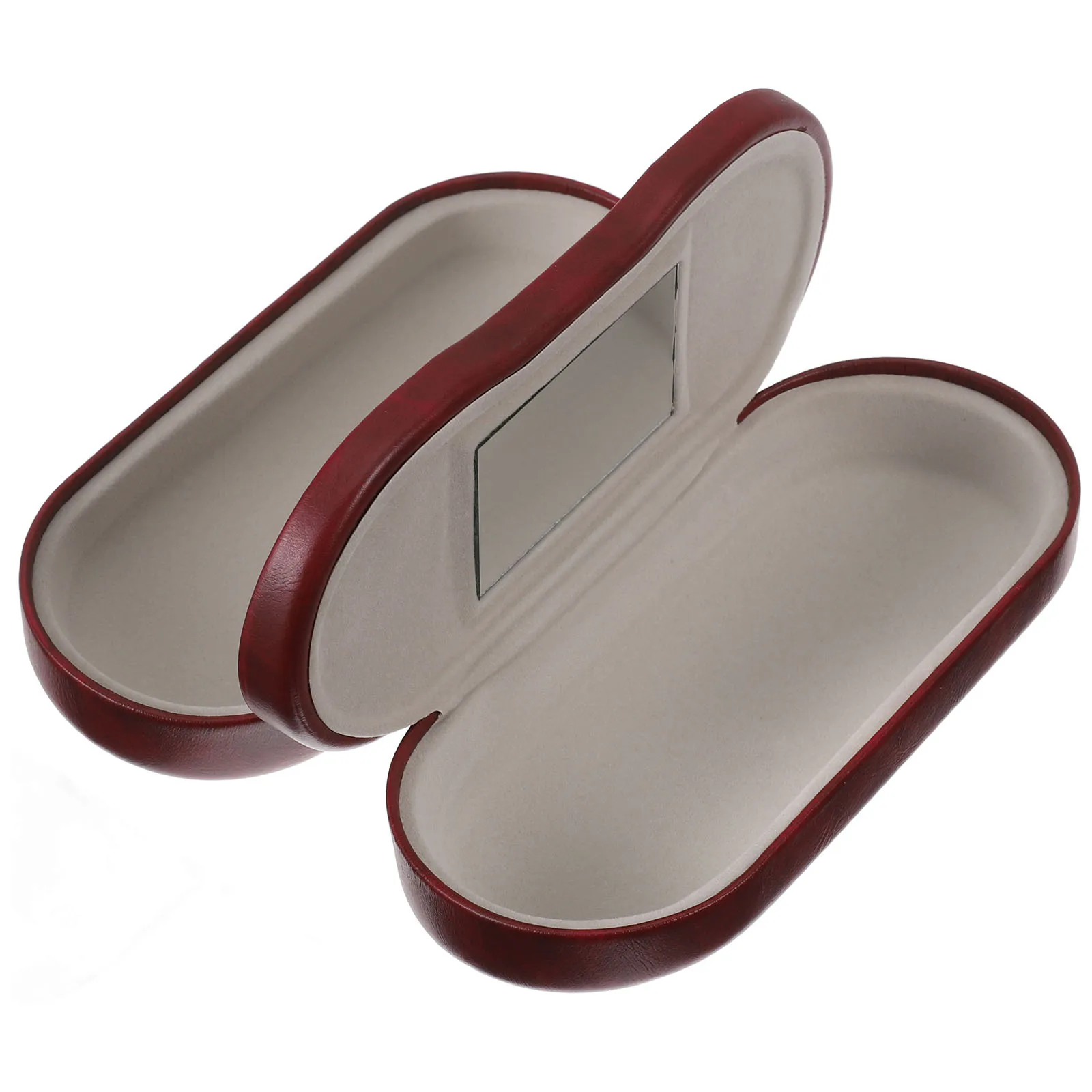 

Dual Glasses Case Double Layer Compact Hard Shell Glasses Storage Holder Portable Travel Sunglasses Carrying Box Eyeglass Case