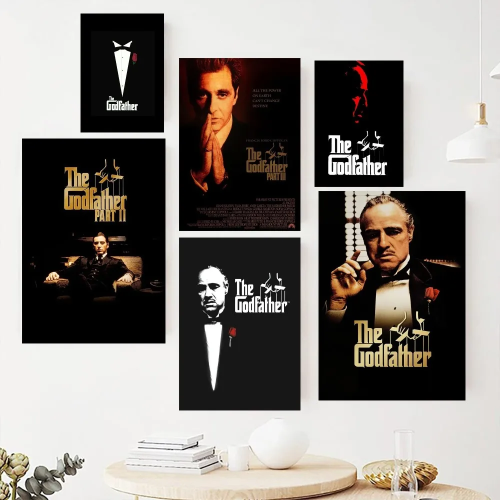 The Godfather Poster Paintings on The Wall Picture for Living Room Interior Painting Room Decoration