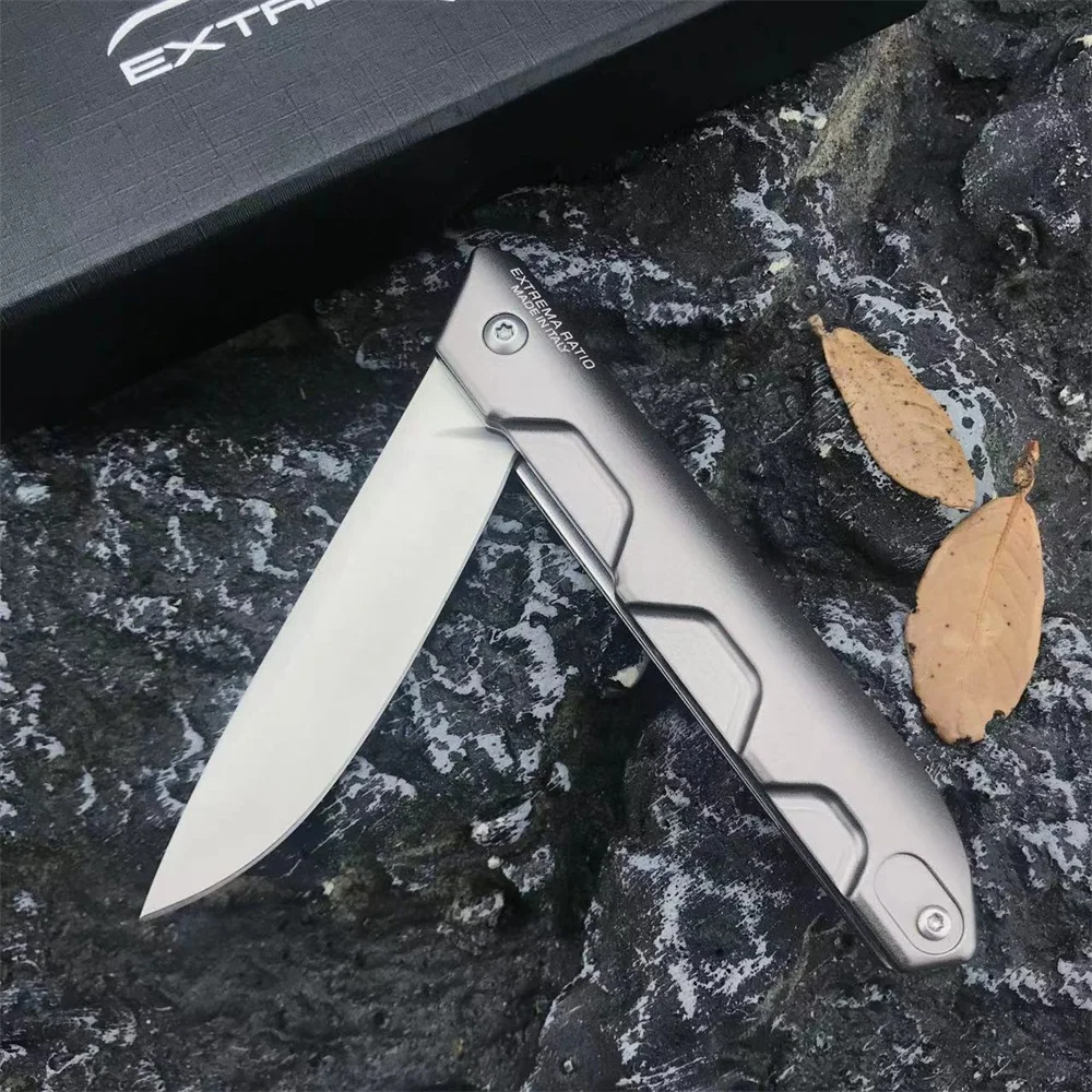 FERRUM Folding Pocket Knife D2 Blade T6 Aluminum Handle High Quality EDC Outdoor Camping Hiking Survival Hunting Cutting Tool