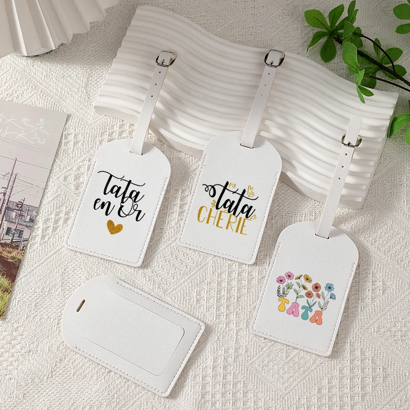 

My Darling Aunt Printed Luggage Tags Travel Luggage Boarding Tag Identificador Maleta Id Tags Best Holiday Gift for Auntie Tata