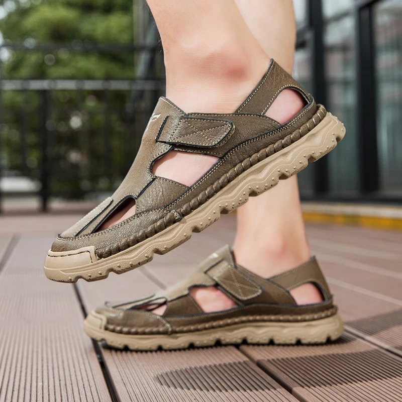 

Men Sports Sandals Breathable Mesh Beach Shoe Outdoor Non-slip Sneakers Fashion Casual Shoes Luxury Sandals Zapatillas De Hombre