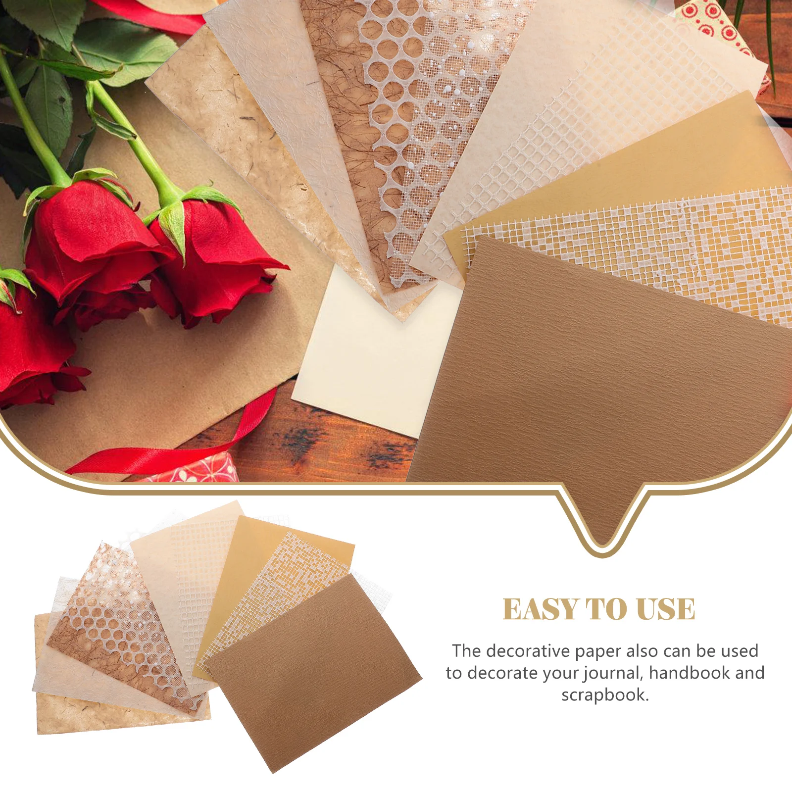 

10 Sheets made A5 Special Paper for Scrapbook Journaling Decorative Background DIY Scrapbook Paper For Journaling Crafts Mixed